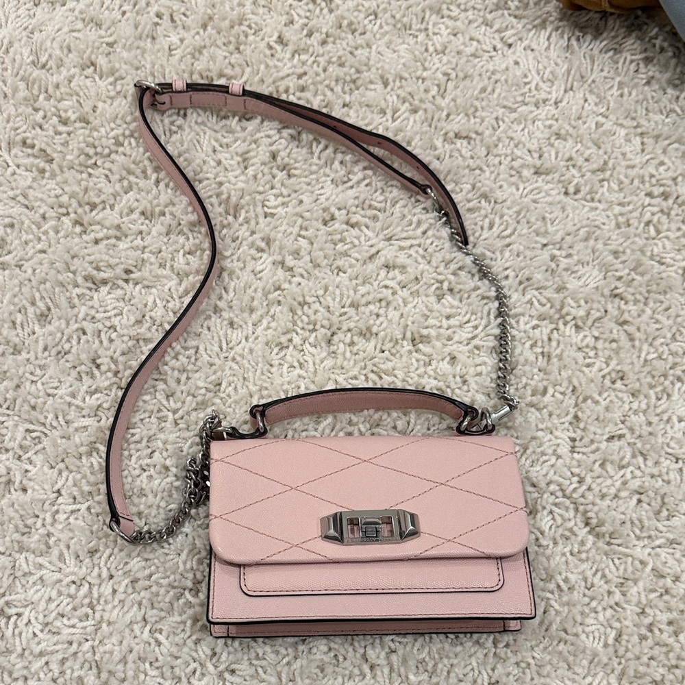 Rebecca Minkoff Pink Quilted Crossbody Bag